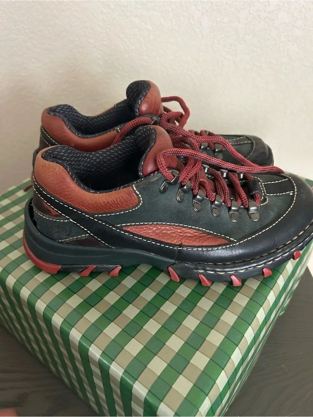 Women’s Born Concept Black and Brown hiking shoes